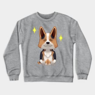 Pembroke corgi red head tricolor Crewneck Sweatshirt